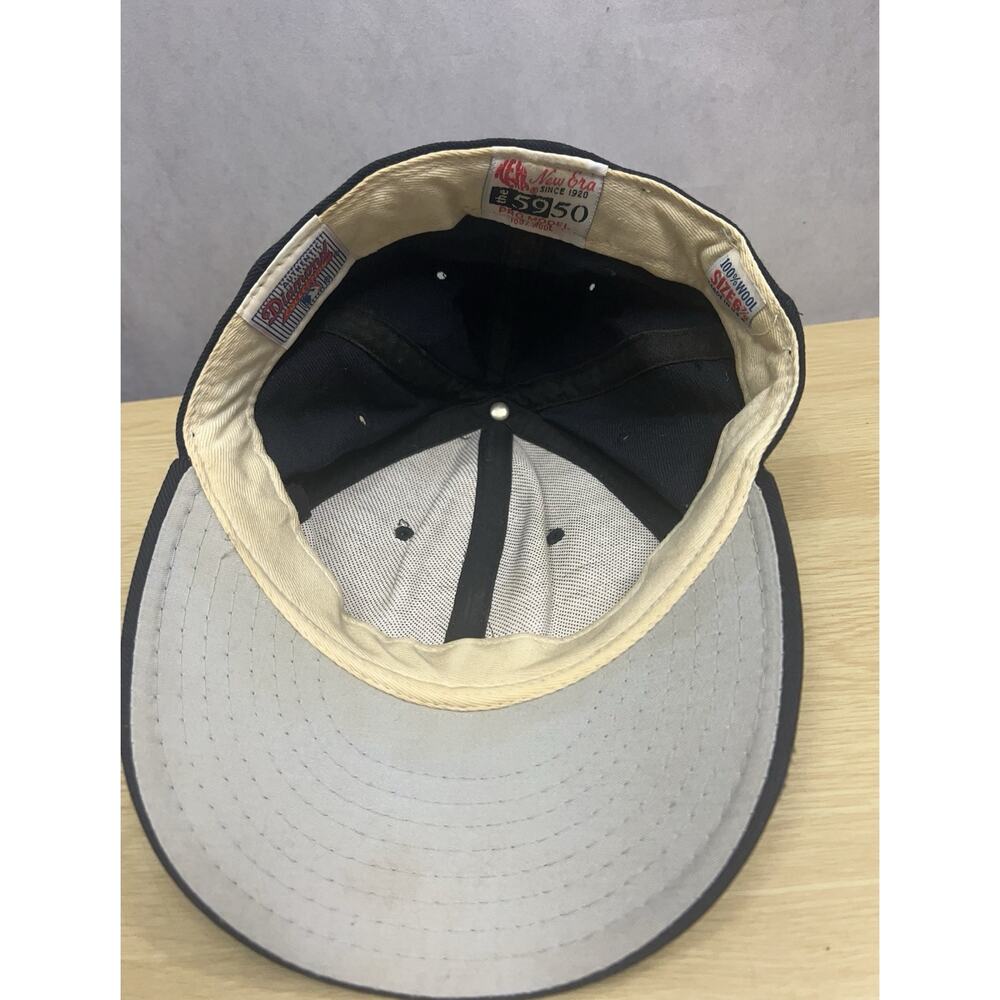 Vintage San Diego Padres Logo Cap Dark Blue Size 6 7/8 1990s MLB Baseball Cap - Picture 8 of 11